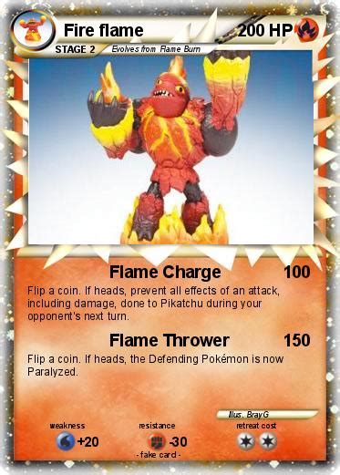 Pokémon Fire flame 16 16 - Flame Charge - My Pokemon Card