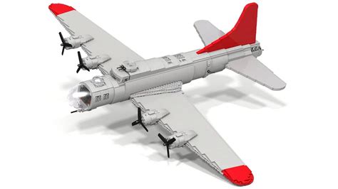 Huge Lego WWII B-17 Flying Fortress Instructions - YouTube