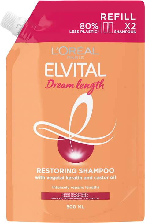 Loreal Paris Elvital L'Oréal Paris Elvital Dream Length Shampoo Refill Pouch 500ml 500 ml | lyko.com