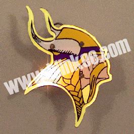 Minnesota Vikings Officially Licensed Flashing Lapel Pin | Best Glowing Party Supplies