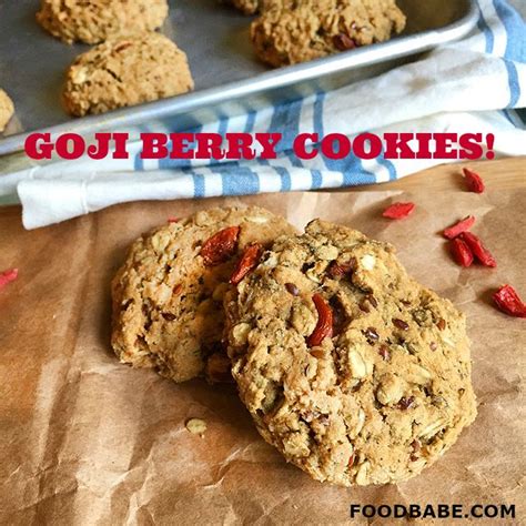 Goji Berry Cookies | Recipe | Berry cookies, Goji berries, Food