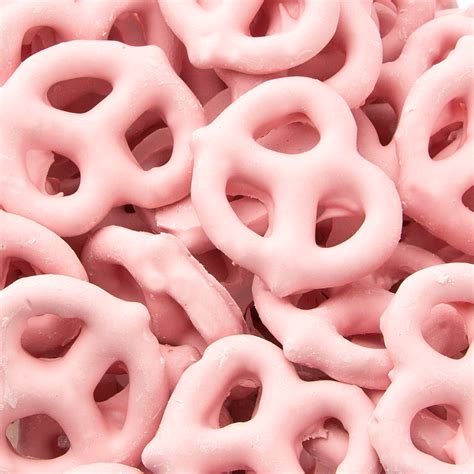 Pink Yogurt Covered Pretzels - Strawberry - Oh! Nuts • Oh! Nuts® Cute Food, Yummy Food, Yogurt ...