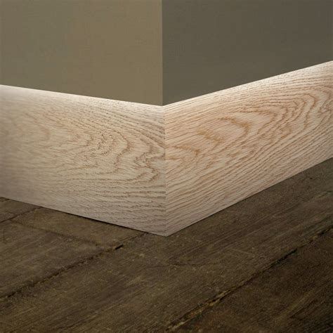 Unfinished Red Oak Baseboard Moulding 9/16 in X 5 1/4 in X 7 - Etsy