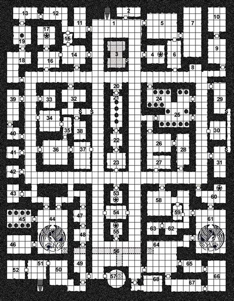 B&W Dungeon Maps Page 4 | Creative Commons Licensed Maps | Paratime Design Cartography