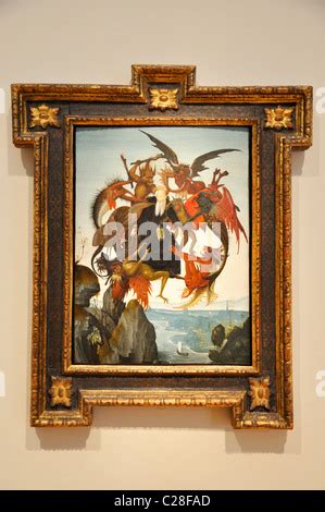 Michelangelo, The Torment of Saint Anthony, painting c. 1487 Stock Photo: 240769123 - Alamy