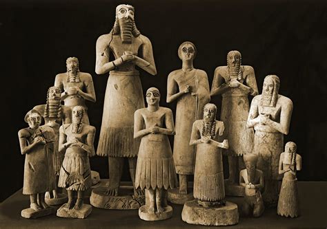 Estatuillas de Tell Asmar en Irak | Ancient near east, Ancient sumerian ...