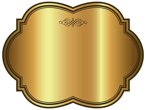 Gold Luxury Label Template Clipart Picture Gallery Yo - vrogue.co