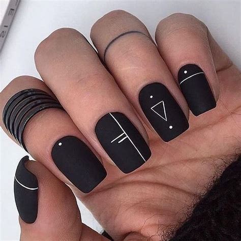 33 Classy Black Nail Art Designs That Bring Nails to a Whole New Level