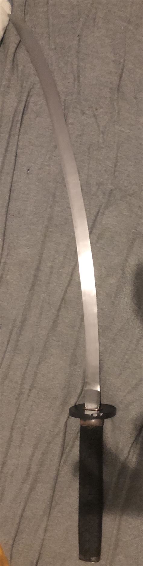 A katana I forged : r/swordsmithing