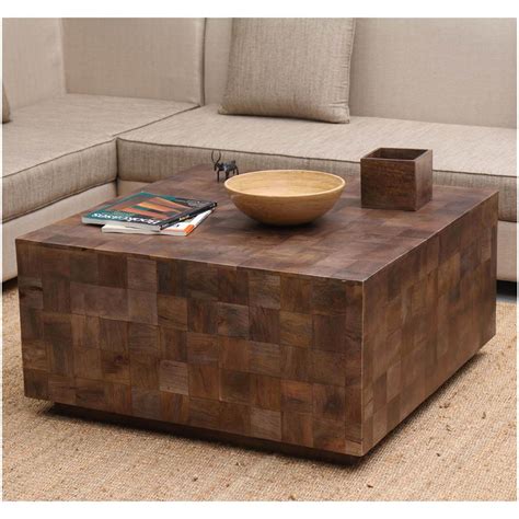 Large Square Solid Wood Coffee Table | atelier-yuwa.ciao.jp