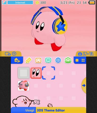 Kirby With Headphones | Theme Plaza