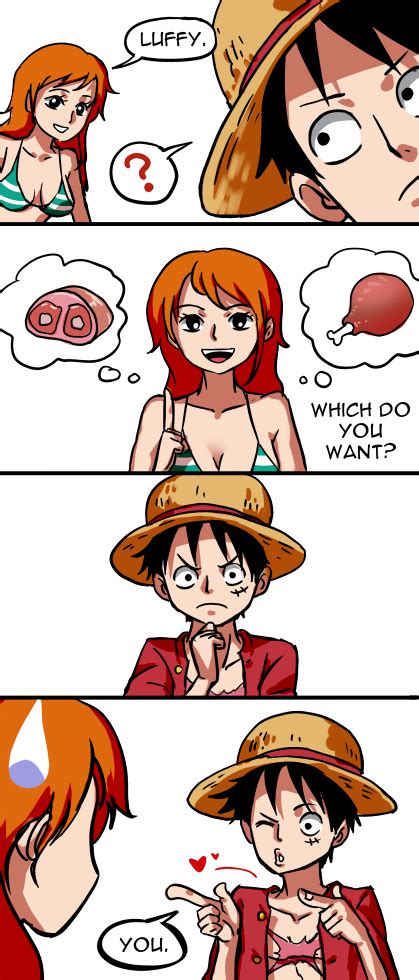 Luffy Nami gag comic by GinLN on DeviantArt