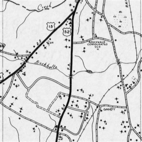 DARLINGTON COUNTY - Old SCDOT MAPS - Darlington County