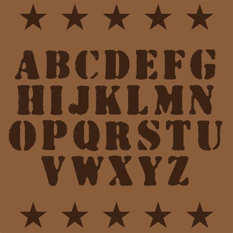 10 Best Printable Western Alphabet Letters | Porn Sex Picture