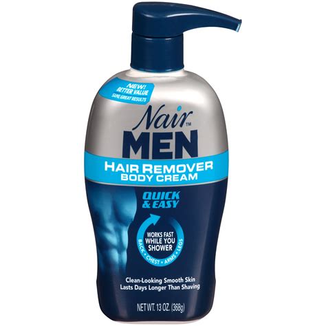 Nair Hair Remover for Men Hair Remover Body Cream, 13 oz - Walmart.com