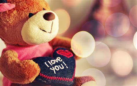 I Love You Teddy Bear Wallpapers HD Backgrounds