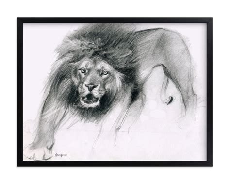 "Roaring Lion" by Tracy Ann in beautiful frame options and a variety of ...