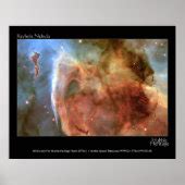 Keyhole Nebula Hubble Telescope Photo Poster | Zazzle