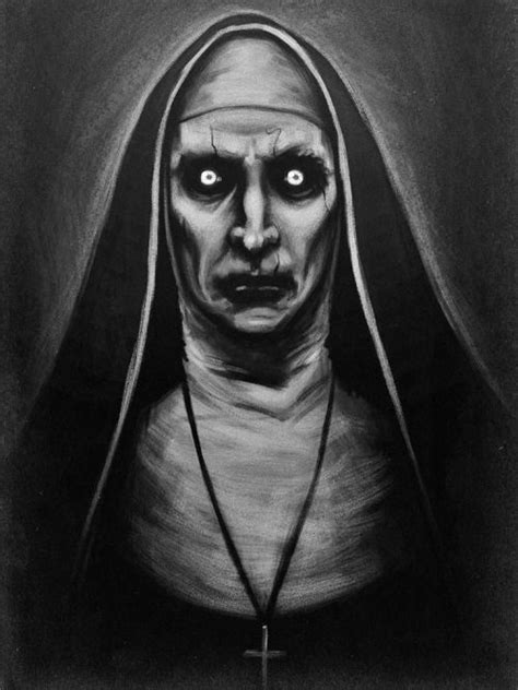 Image result for the nun painting | Peliculas de terror, Personajes de terror, Payasos aterradores