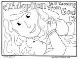 Christian Adoption Coloring Book  Ministry To Children sketch template