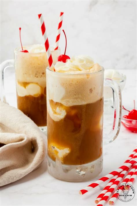 Easy Traditional Root Beer Float - Ice Cream From Scratch