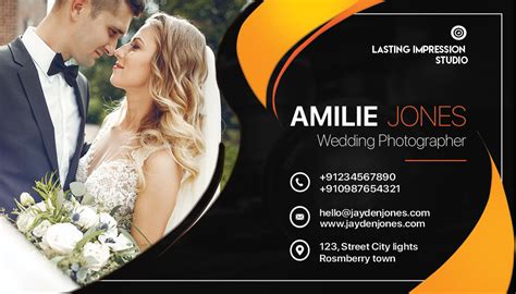 Wedding photographer business card | FreedownloadPSD.com