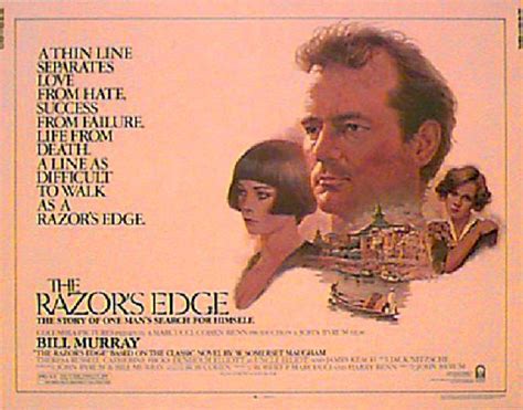 The Razor's Edge 1984 U.S. Half Sheet Poster - Posteritati Movie Poster Gallery