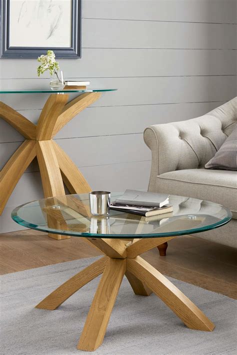 Glass Round Coffee Table: A Stylish And Modern Living Room Centerpiece ...