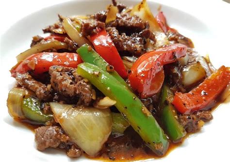 Chinese Pepper Steak Recipe - Geni Recipes