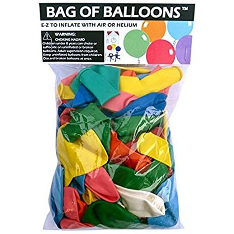 Bag of Balloons - 72 ct. Assorted Color Latex Balloons - Walmart.com - Walmart.com