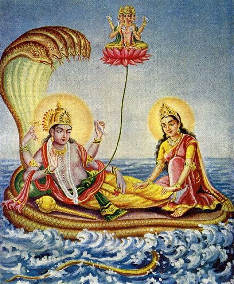 Vishnu and Lakshmi