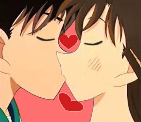 Shinichi kiss Ran by black4869.deviantart.com on @DeviantArt ...