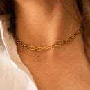 18 K Gold Plated Link Chain Choker Necklace By Elk & Bloom | notonthehighstreet.com
