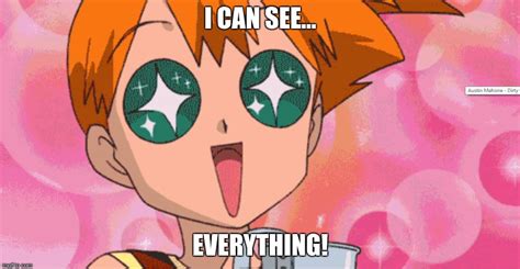 Super Excited Misty Anime Sparkle Eyes - Imgflip