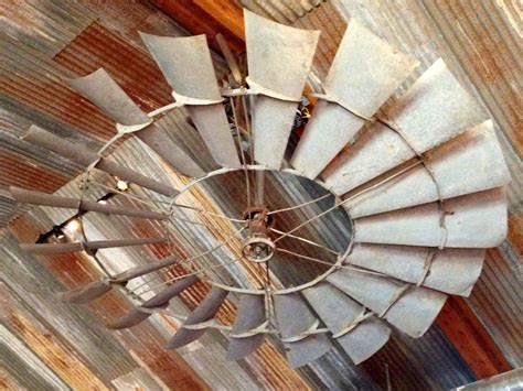 Now that's a ceiling fan! Old windmill recycled as working ceiling fan at Hidden Falls Adventure ...