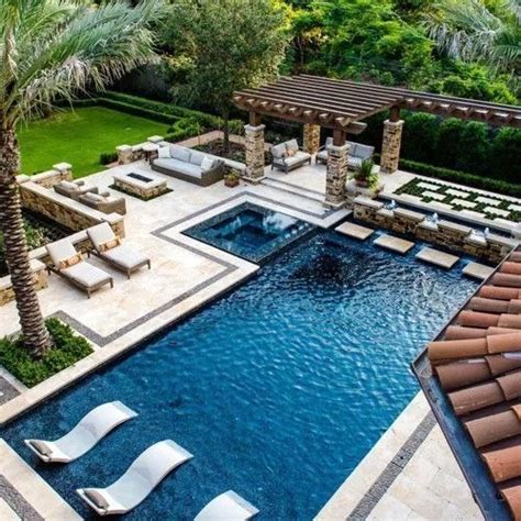 Best modern pool backyard. Bedrooms #modern #pool #design #ideas #diy #backyard Check out tons ...