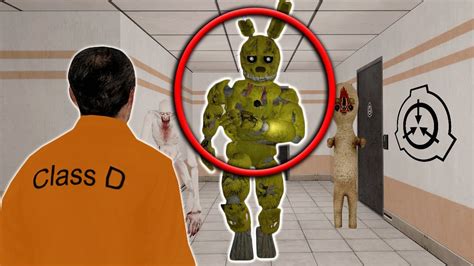 SPRINGTRAP IN THE SCP FACILITY with SpyCakes! - Garry's Mod Gameplay - Gmod SCP Survival - YouTube