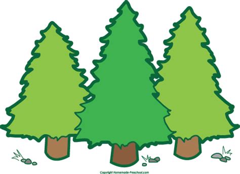 camping trees - Clip Art Library