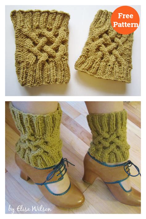 10+ Ankle Warmers Free Knitting Pattern