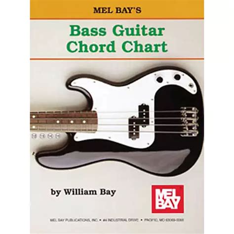 Mel Bay Bass Guitar Chord Chart | Guitar Center