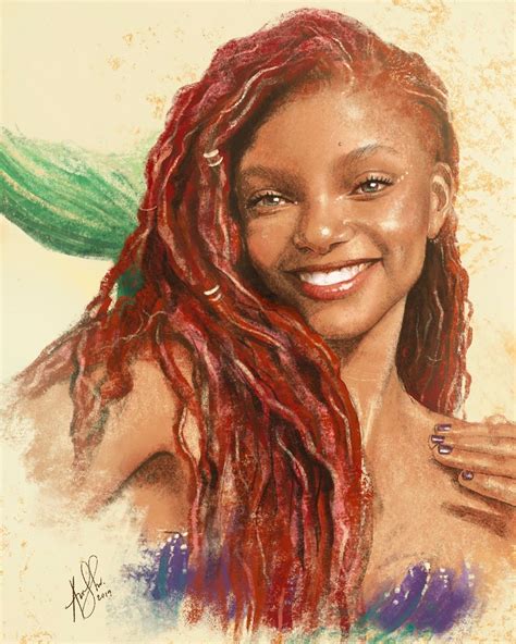 Here's A Bunch Of Fan Art By Artists Who Can't Wait To See Halle Bailey ...