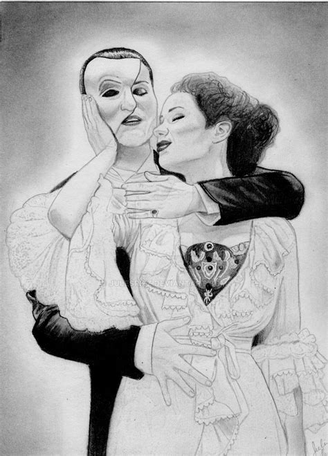 The Phantom of the Opera (Graphite Drawing) by julesrizz on DeviantArt