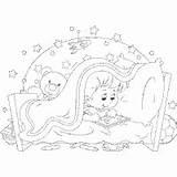 Bedtime » Coloring Pages Surfnetkids sketch template