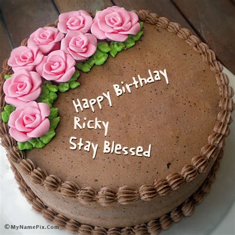 Happy Birthday Ricky Cakes, Cards, Wishes