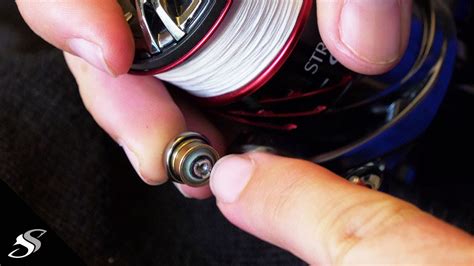 How to Change Line Roller Bearing in A Shimano Stradic Reel - YouTube
