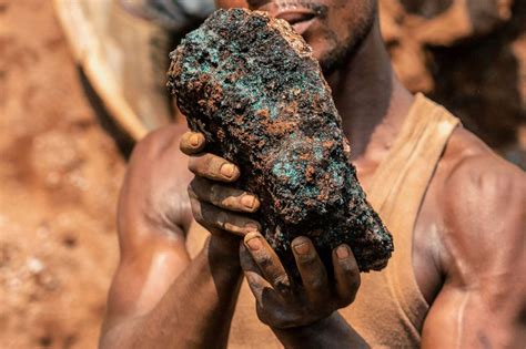 Artisanal cobalt mining swallowing city in Democratic Republic of the Congo, satellite imagery ...