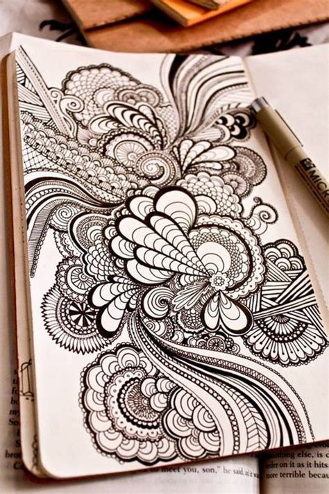 75 Creative Doodle Art Tutorials and Examples - Greenorc | Doodle art ...