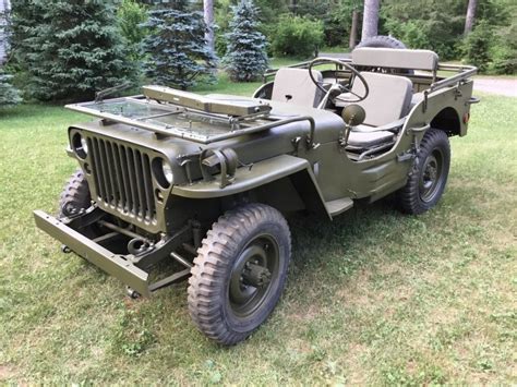 rust free 1942 Willys MB Military jeep WWII GPW for sale