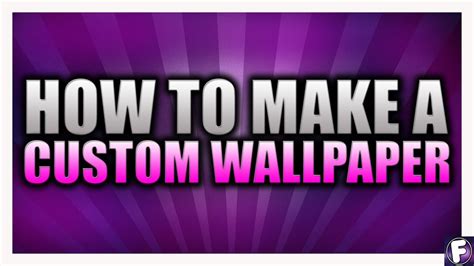 How to Make a Custom Wallpaper in Photoshop! (MAC&PC) - YouTube