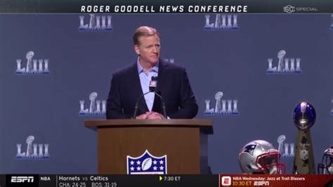 Roger Goodell Did Some Serious Question Dodging When Asked About Blown ...